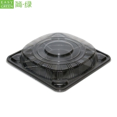 Disposable Plastic Nut Snack Containers Tray With Lid
