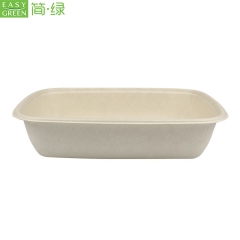 Disposable Bagasse/Sugarcane Food Container For Lunch Bneto