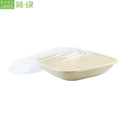 32oz Disposable Compartment Bio Food Packaging Containers