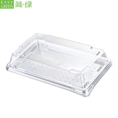 Clear Sushi Container Takeaway Pet Plastic Tray Disposable