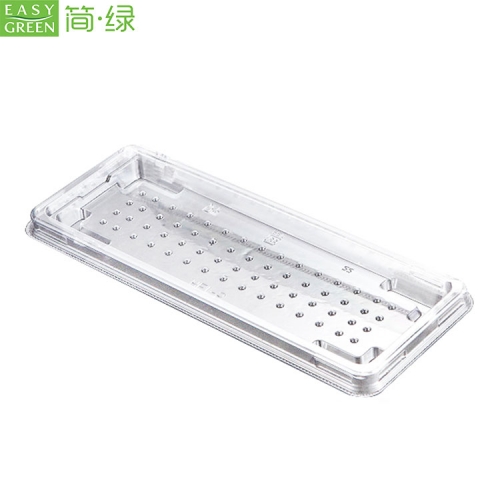 Reusable Clear Plastic Sushi Takeaway Container With Lid For Good Food Container