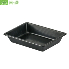 F69 Mini Black Disposable Plastic Soy Sauce Dish