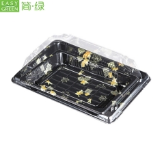 HP-03 Disposable Plastic Rectangular Food Sushi Tray