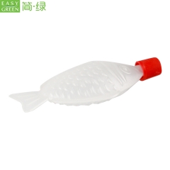 F03 &F08 8ml Disposable Fish Pe Shape Soy Sauce Container Bottle For Soy Food