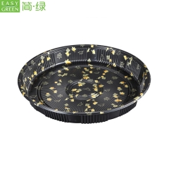 HP-65 Disposable Plastic Snack Packing Tray With Lid For Sushi