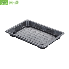 HP-05 PS Plastic Food Grade Plastic Tray Stackable For Disposable Packaging