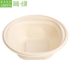 Easy Green Biodegradable Disposable Cornstarch Corn Starch Salad Soup Bowl With Lid OG-800