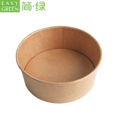 Eco Friendly Biodegradable Disposable Food Grade Lunch Food Paper Takeaway Bowl With Interlayer Tray Lid Container