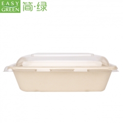 Easy Green Disposable Takeaway Paper Fast Food Packaging Containers For Food