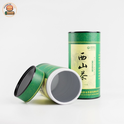Factory price paper tea can food grade tube for tea packing