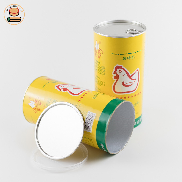 Cylindrical paper cans