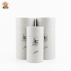 Custom printed round paper can round tube for socks Push up Paper tube wth window