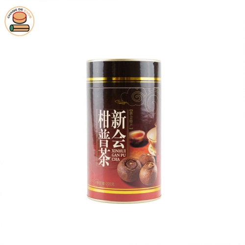 Double layer push up paper tube packing for tea composite paper can Custom paper tube