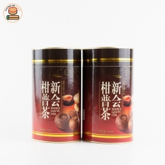 Double layer push up paper tube packing for tea composite paper can Custom paper tube