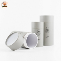 Custom printed round paper can round tube for socks Push up Paper tube wth window