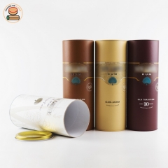 Customization tube packing for wine bottle paper cans packaging Custom design color