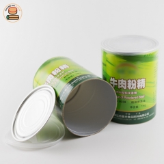 Custom Paper tube packing for Beef meal concentrate with aluminum foil lining food grade