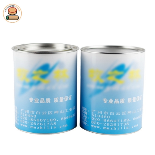 Custom composite paper tube packaging for veterinary drugs with tin lid