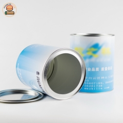 Custom composite paper tube packaging for veterinary drugs with tin lid