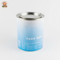 Custom composite paper tube packaging for veterinary drugs with tin lid