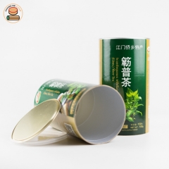 2019 Custom Paper Tube Packaging Cans For Tea can paper tea caddy canister