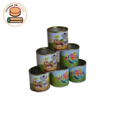 Customized cylinder printed round paper can for toy