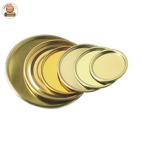 Iron Round Can Cover tin cover tin lid with Different Size tinplate bottom lid for paper tube