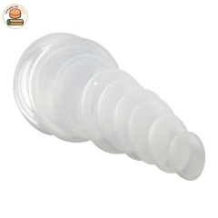 Full colour plastic bottle can cover caps plastic lids for cans PE lid for paper tube