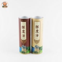 Customization paper tube packing for wine paper cans packaging custom design color