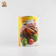 Custom design paper tube packing for food flavoring packing with aluminium pull ring lid