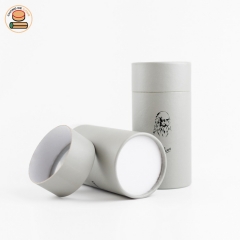 Custom printed round paper can round tube for socks Push up Paper tube wth window