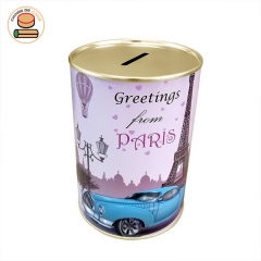 Manufacturers customize children's piggy bank wholesale blank piggy bank round paper tube packaging