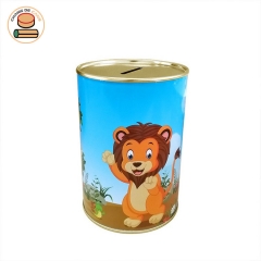 Manufacturers customize children's piggy bank wholesale blank piggy bank round paper tube packaging