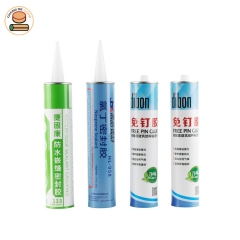 Free Nail Glue Paper Tube Plastic Mouth Pyramid type