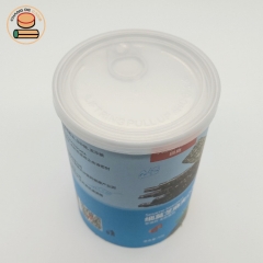 biodegradable food packaging airtight cardboard cylinder packaging box with tea powder eco-friendly tube packaging