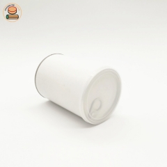 Cardboard tube packaging white biodegradable cardboard paper tube with candy food grade paper tube