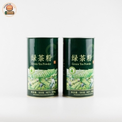 Food grade paper tube canister packaging round paper packaging for tea