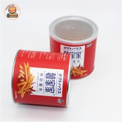 FDA Airtight Kraft Paper Canister Paper Canister for chip Packaging