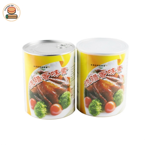 EX-Factory price custom food karft paper tube canister packaging for baked food spice condiment packaging