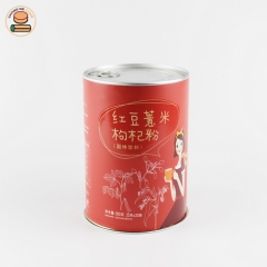 fashion cylinder Kraft paper tube bottle packaging for cinnamon glucose powder drinks