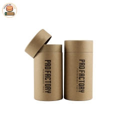 Airtight Kraft Paper Canister Paper Canister for Food Packaging