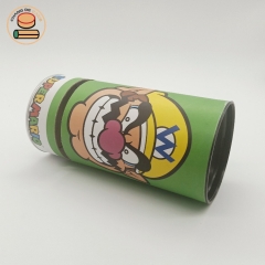 Custom Carton Exquisite Piggy Bank Paper Tube Jar Coin Paper Canister