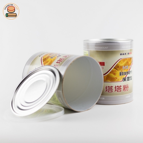 Aseptic kraft paper tube food packaging container box/Aluminum foil liner paper canister for food packaging