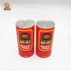 Cylinder Paper Box for Pet Food Custom Hermetic Box Packaging Recycled Food Grade Canister