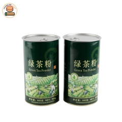 Food grade paper tube canister packaging round paper packaging for tea