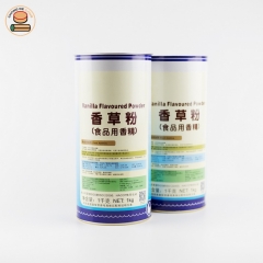 customized printed logo cardboard paper tube slimming coffee composite cans