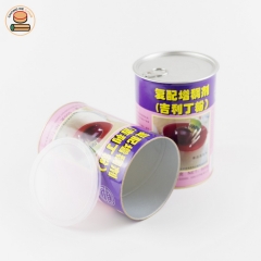 Food Grade Round Paper Packaging Tube Composite Paper Can for Food Powder