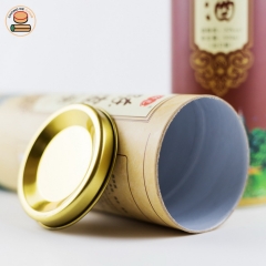 Cylinder cardboard paper whisky box wine glass Tube Box for bottle packaging