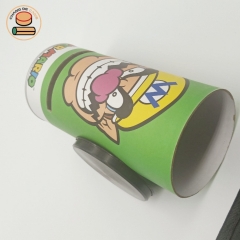 Custom Carton Exquisite Piggy Bank Paper Tube Jar Coin Paper Canister