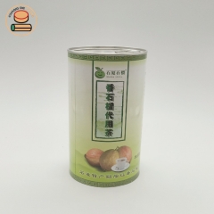 Composite Paper Can with Aluminum Easy Open End Paper Canister